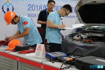 新能源汽车技术与服务赛项亮相全国职校技能大赛 技术革新驱动人才培养新篇章